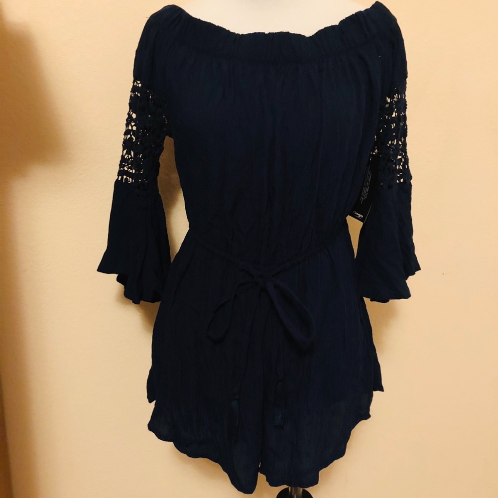 Dark Blue Romper
